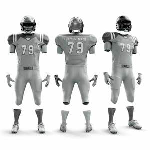 ชุดฟุตบอลอเมริกันระบายอากาศแขนสั้นพิมพ์ลายซับลิเมชัน - Product Image 3