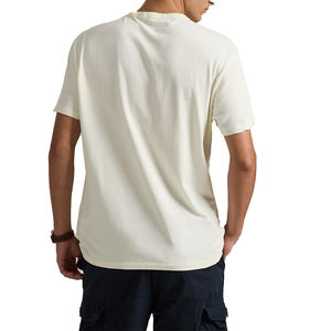 Camiseta Clásica de Cuello Redondo para Hombre, 100% Algodón, Logotipo Personalizado, OEM, ODM, Marca Privada, Formal, Personalizable, Antiarrugas - Product Image 3