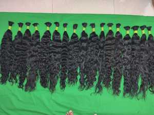 Paquets de cheveux humains vierges 100% cheveux humains naturels style bouclé. - Product Image 3