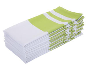 Ensemble de serviettes en coton carré vintage fait à la main recyclé et personnalisable brodé réutilisable pour la maison ou l'avion ensemble de 6 pièces - Product Image 3