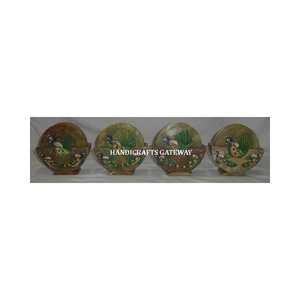 High Demanding Handmade Beautiful Soapstone Inlay <b>Coaster</b> <b>Set</b> Use For Keep On Glass And Use For Home Kitchen And Hotels Decor - Product Image 1