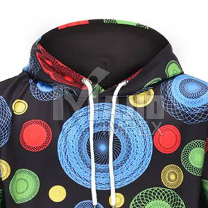 Nueva llegada Sudadera con capucha de los hombres por encargo Sublimación informal Tejido de punto Forrado Patrón sólido Poliéster/Material de algodón Venta en línea - Product Image 6