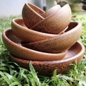 Eco-Friendly Coconut Wood <b>Bowl</b> Best Seller for Conscious Living and Dining - Product Image 4