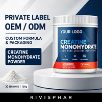 Créatine monohydrate pure en poudre, 5 g par portion, micronisée, complément alimentaire, fabrication OEM ODM, étiquette privée, nutrition sportive, gain musculaire
