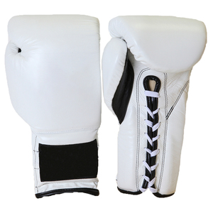 Gants Muay Thai en cuir véritable de qualité supérieure vente en gros-Hommes Femmes formation-manchette réglable-fournisseur d'usine OEM personnalisé en vrac - Product Image 1