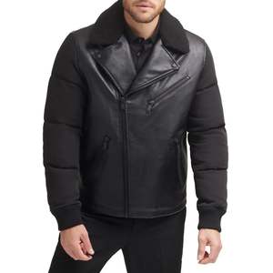 Chaquetas de Cuero para Hombre, Estilo Moderno, Sensación Premium, Opción de Logotipo Personalizado, Ropa Abrigada para Invierno, Ideal para Vendedores de Moda, Pedidos al por Mayor - Product Image 3