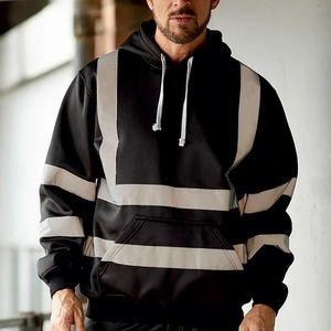 Hoodies Hi VIS ของผู้ชายเสื้อฮู้ดระบายอากาศได้ดีชุดลำลองใส่สบาย - Product Image 5