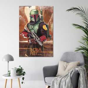 Affiche de style moderne The Mandalorian avec Boba Fett pour décoration murale - Product Image 5