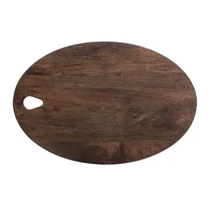 Premium Square Wooden Cutting Board, Heavy Duty Wood <b>Chopping</b> <b>Block</b> for Kitchen Home Restaurant Hotel & Professional Food Prep - Product Image 6