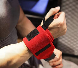 Poignets de sport personnalisés les plus vendus pour l'usine de dynamophilie Poignet de musculation élastique et extensible pour l'haltérophilie - Product Image 2