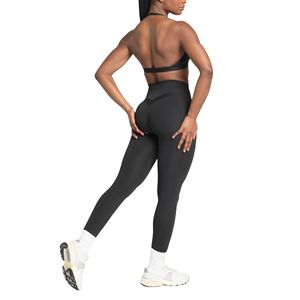 Women's Plus Size <b>Strappy</b> Sports Bra Cage Back Scoop Neck Spaghetti Strap Wire Free Yoga Wear Crop <b>Top</b> Open Back Front Gym - Product Image 2