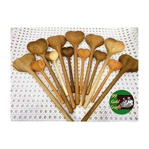 Vietnam Wooden Spoon Wholesale Handcrafted Utensil From Natural Wood For Food Service Culinary And <b>Gift</b> Packaging - Product Image 1