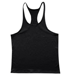 Material liso culturismo fabrica hombres camiseta sin mangas Racerback color sólido personalizado hombres gimnasio tanktop - Product Image 6