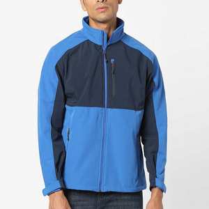 แจ็กเก็ตซอฟต์เชลล์มีซิปด้านหน้าสำหรับผลิตจากโรงงาน - Product Image 1