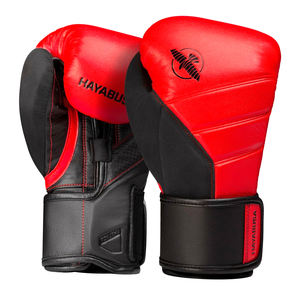 Guantes de boxeo de cuero de excelente calidad, duraderos y ligeros, guantes de boxeo de cuero PU de tamaño de entrenamiento de patadas 10oz 12oz - Product Image 1