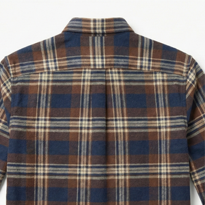 Camisa de Franela Gruesa de Leñador, 100% Algodón, a Cuadros, Estilo Vintage, Unisex, con Botones, Manga Larga, Formal, Abrigada, para Invierno, Ropa de Trabajo - Product Image 5