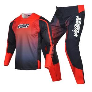 Ensemble de vêtements de motocross Willbros MX respirant, coupe-vent, imperméable, grande taille, séchage rapide, pour homme, tout-terrain, enduro, VTT - Product Image 1