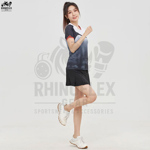 Uniforme de Tenis al Por Mayor con Logotipo Personalizado, Jersey Deportivo Transpirable, Conjunto de Uniforme con Pantalones Cortos, Diseña Tu Propio Uniforme de Tenis - Product Image 5