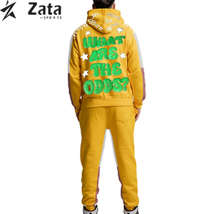 ชุดวอร์มผ้าขนแกะระบายอากาศได้ดีสำหรับฤดูหนาวชุดวอร์มสตรีทมีฮู้ดและกางเกงวอร์มพิมพ์ลายแบบกำหนดเองได้ - Product Image 2