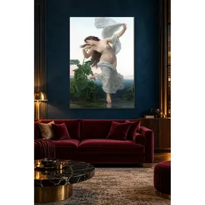 Fida Bouguereau Mujer en el Amanecer, Impresión en Lienzo con Figura de Tul - Product Image 2