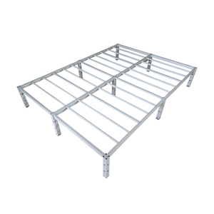 Screwless Thiết Kế Nữ Hoàng Kích Thước Khung Giường Kim Loại Nền Tảng Giường Nhiệm Vụ Nặng Nề Thép Giường Đôi Cho Người Lớn - Product Image 1