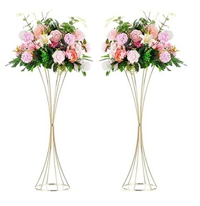 Handmade Flower <b>Stand</b> Centerpiece Gold Wedding Tabletop Metal Flower <b>Stand</b> for Wedding Decoration Arch Flower <b>Stand</b> Holder. - Product Image 1