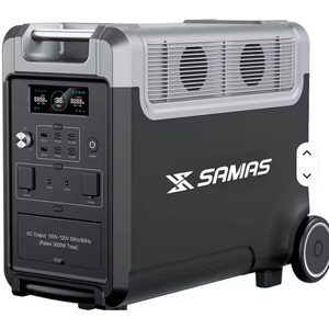 Generatore Solare Portatile SAMAS 3480Wh Pronto per la Spedizione, Stazione di Energia Solare Portatile 3300W - Product Image 1