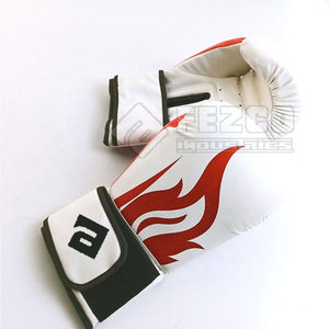 Guantes de boxeo profesionales hechos a medida Guantes de boxeo de cuero PU Guantes de boxeo de entrenamiento de lucha - Product Image 2