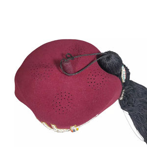 VTG High Quality Custom Masonic Fez Cap Hat W/Tassel Best <b>Sale</b> Hot Selling Shriner Maroon Freemasons Fezz Outdoor <b>Beach</b> Sports - Product Image 2