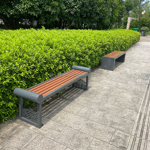 Banc en métal extérieur classique héritage banc urbain meubles banc de jardin pour 2-3 places - Product Image 5