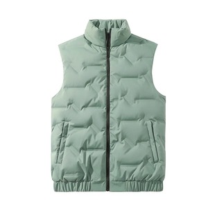 OEM personnalisé hommes décontracté matelassé polaire à capuche gilet chaud doudoune pour hiver Streetwear avec des conceptions personnalisées - Product Image 1