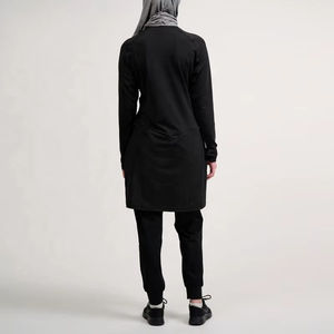 Traje de Baño Musulmán de Tres Piezas para Mujer, Estilo Conservador, Ajustado, Personalizado, sin Mangas, Spandex/Poliéster, UPF50+ - Product Image 6