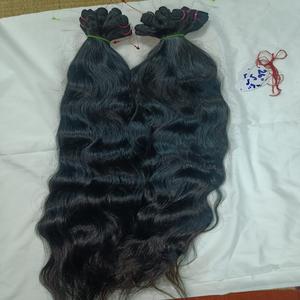 Cheveux Remy vierges indiens bouclés naturels non traités sensation douce 28-30 pouces longueur étirée extension de tissage de cheveux humains bruts - Product Image 3