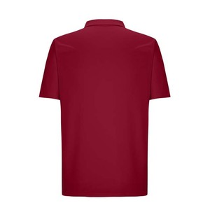 Men's Plus Size Solid Color Knitted Short Sleeve Polo <b>Shirt</b> With Zipper <b>Collar</b> And Front Pocket Casual Style - Product Image 2