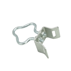 Meilleur collier de serrage pour câble de chute Crochet plus rapide en acier galvanisé FTTH Hoop Fastening <span class=keywords><strong>Drop</strong></span> Wire Pole Bracket/retractor For Fiber Optic Cable - Product Image 4