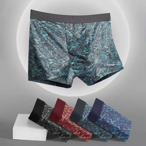 Nuevos Calzoncillos Boxer para Hombre de Alta Calidad, con Logotipo Personalizado OEM, Ecológicos, Transpirables, de Secado Rápido, Antibacterianos, de Spandex/Algodón - Product Image 2