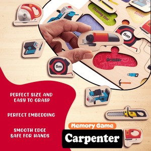 Juego de rompecabezas 3D personalizado, juguete Educativo para Adultos y niños, 100, 500, 2000 piezas, Herramientas Eléctricas personalizadas, diseño de Craftsman - Product Image 6