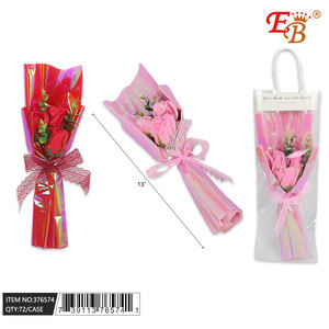 Eb Artificial <b>Soap</b> <b>Flower</b> 13 In Classic Style For Valentine's Day Decorations - Product Image 1