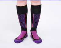 Chaussettes d'équitation durables avec logo personnalisé, chaussettes épaisses en tissu éponge, chaussettes d'équitation mi-hautes
