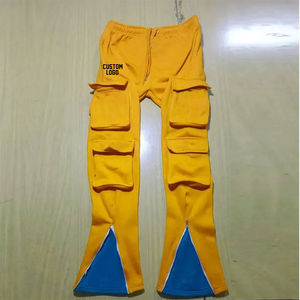 Survêtement 400 gsm avec broderie en détresse Baggy Joggers et ensemble de sweat à capuche Survêtement évasé pour hommes - Product Image 4