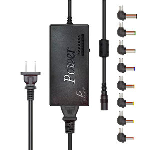 Caricabatterie Universale per Laptop 96W con Uscita DC Variabile 12-24V, 8 Punte, Materiale PC, Connessione Plug-In - Product Image 3