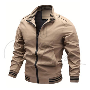 Vestes d'hiver en toile tendance pour hommes, très vendues, couleurs et tailles personnalisables, coupe-vent épais sur le devant, directement de l'usine - Product Image 3