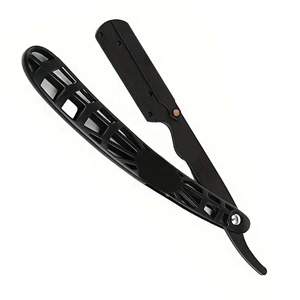 Rasoir de barbier à bord droit en acier inoxydable au meilleur prix pour salons, fabriqué à la main au Pakistan - Product Image 5