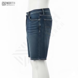 Pantalones Cortos Vaqueros Holgados de Mezclilla para Hombre, con Logotipo Personalizado OEM, de Alta Calidad, Lavados, Estilo Baggy, para Verano - Product Image 5