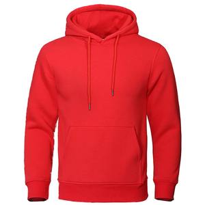 Sweat-shirt pour homme en taille plus, automne-hiver, décontracté, couleur unie, sport, pull-over, streetwear, chaud, pour l'école, tendance 2026 - Product Image 2