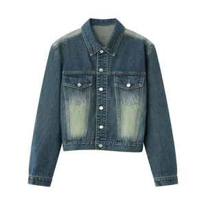 Traje de mezclilla de pierna recta de estilo retro para hombres Old Trend - Product Image 2