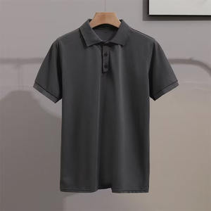 T-shirts polo à manches courtes, coupe ajustée, style business léger, haut de gamme, avec logo personnalisé OEM, broderie et impression - Product Image 3