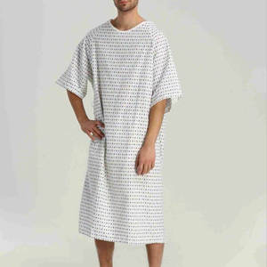 Ropa Médica de Algodón Totalmente Personalizada, Bata para Pacientes, Uniformes Médicos, Conjuntos de Uniformes de Manga Corta para Pacientes - Product Image 4