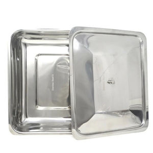 Bandeja para instrumentos de acero inoxidable 304 de calidad premium con tapa - Product Image 3