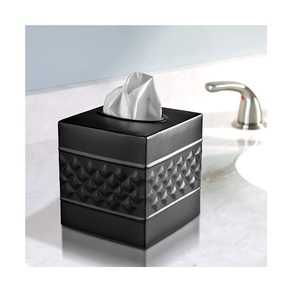 Boîte à mouchoirs en métal au design moderne haut de gamme accessoires de salle de bain décoration de la maison exportateur porte-mouchoirs de qualité - Product Image 1